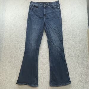 Lucky Brand Jeans Womens 12 Blue High Rise Flare Stevie Y2K Stretch Denim 31x30